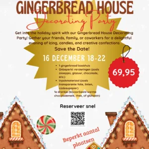 Gingerbread House Decorating Party – 16 december